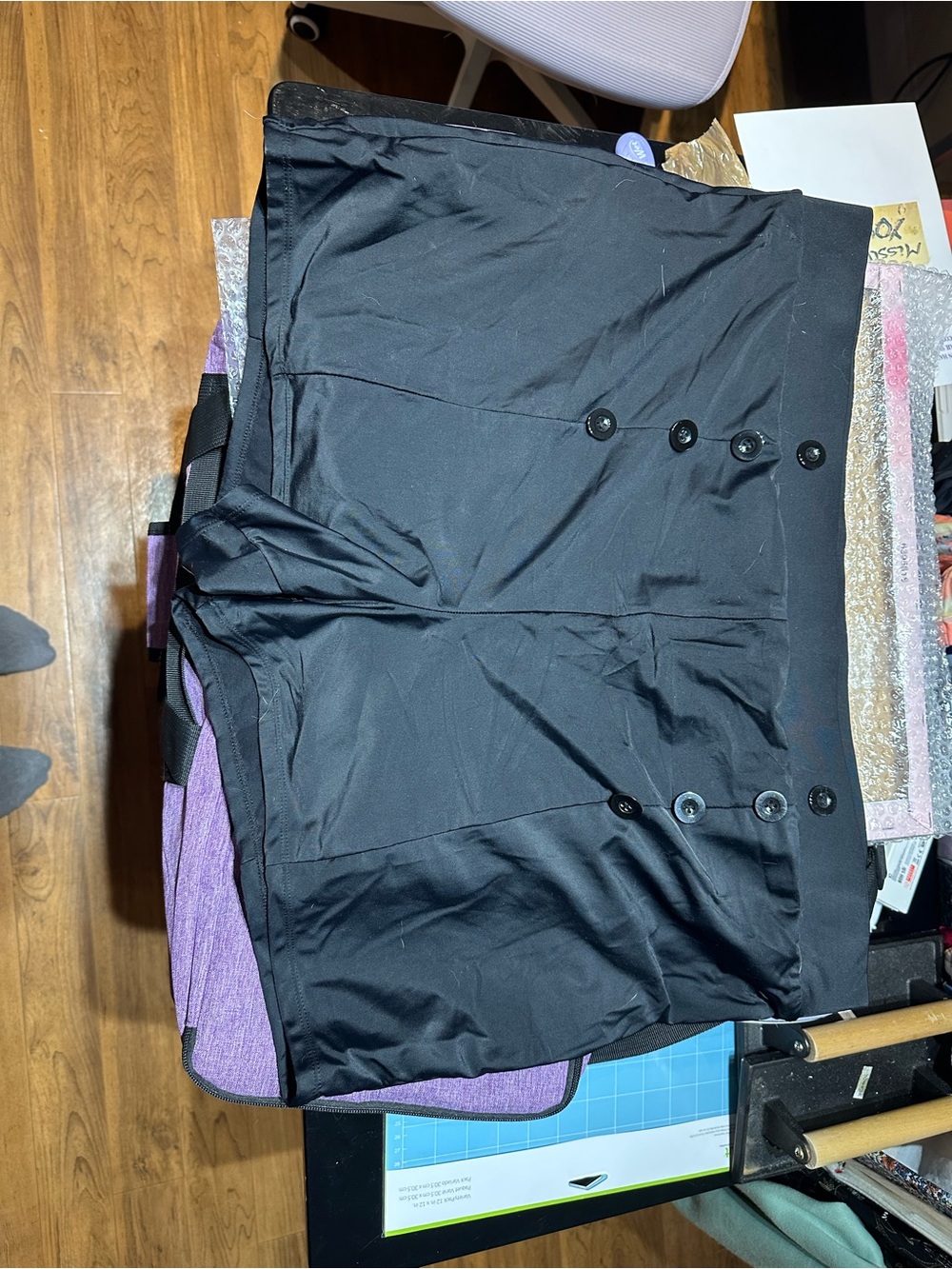 torrid Black Swim Shorts Bottoms with Button Detail
